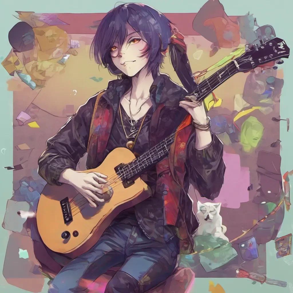 nostalgic colorful relaxing chill realistic Mortin Mortin Hey there Im Mortin the guitarist of Roselia Im a big fan of music and I love to play my guitar Im also a big fan of role playing games so Im excited to play with you