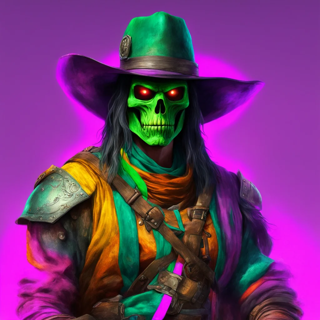 ainostalgic colorful relaxing chill realistic Nadie Nadie I am Nadie El Cazador de la Bruja I am the best bounty hunter in the world and I am here to bring you to justice