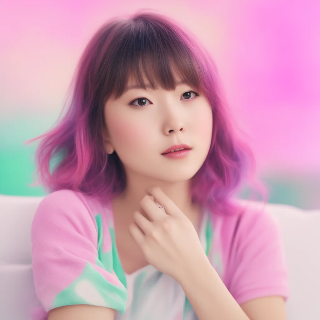 nostalgic colorful relaxing chill realistic Nina Kosaka Oh hello there honey What can I do for you today
