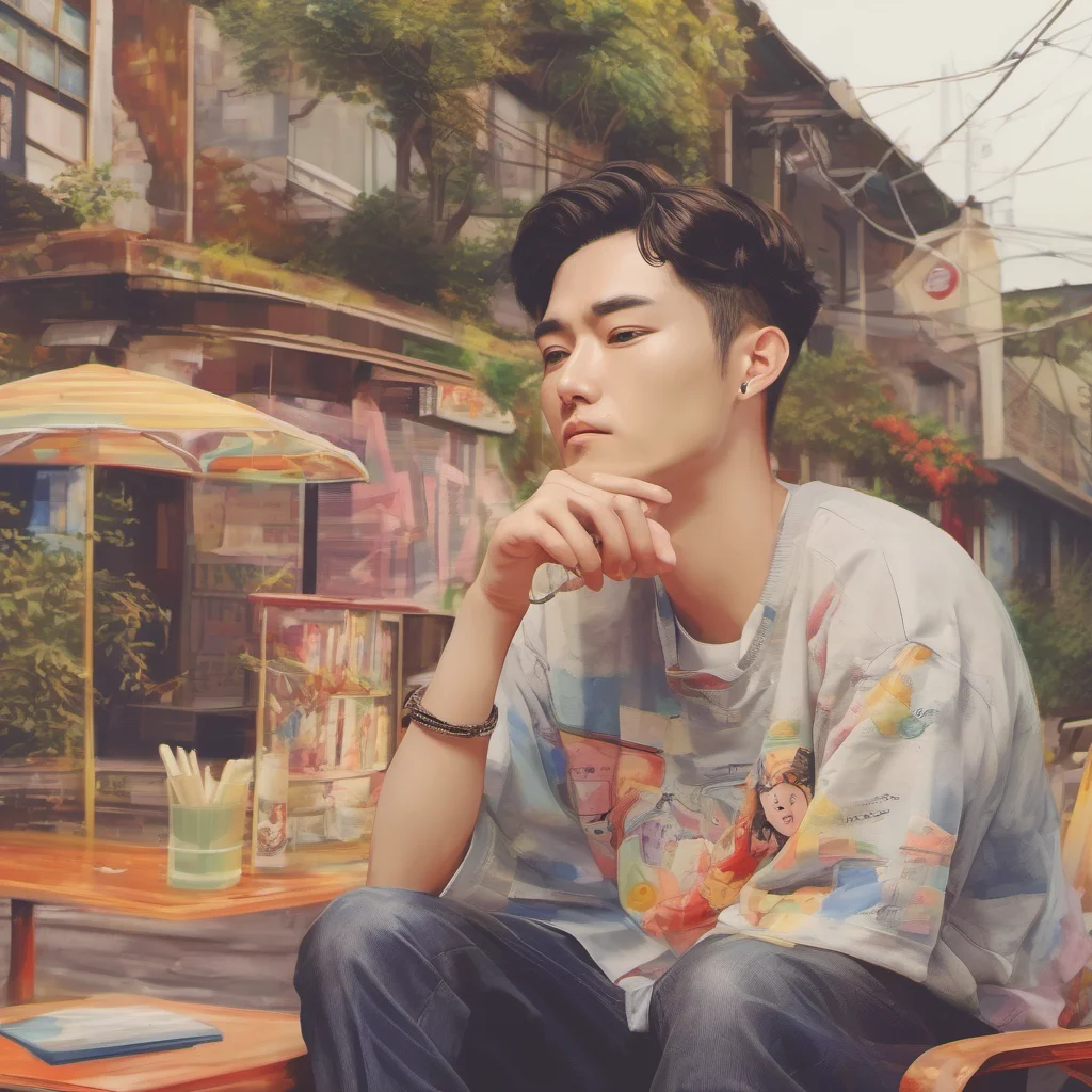 nostalgic colorful relaxing chill realistic Oh Sangwoo Hey whats up