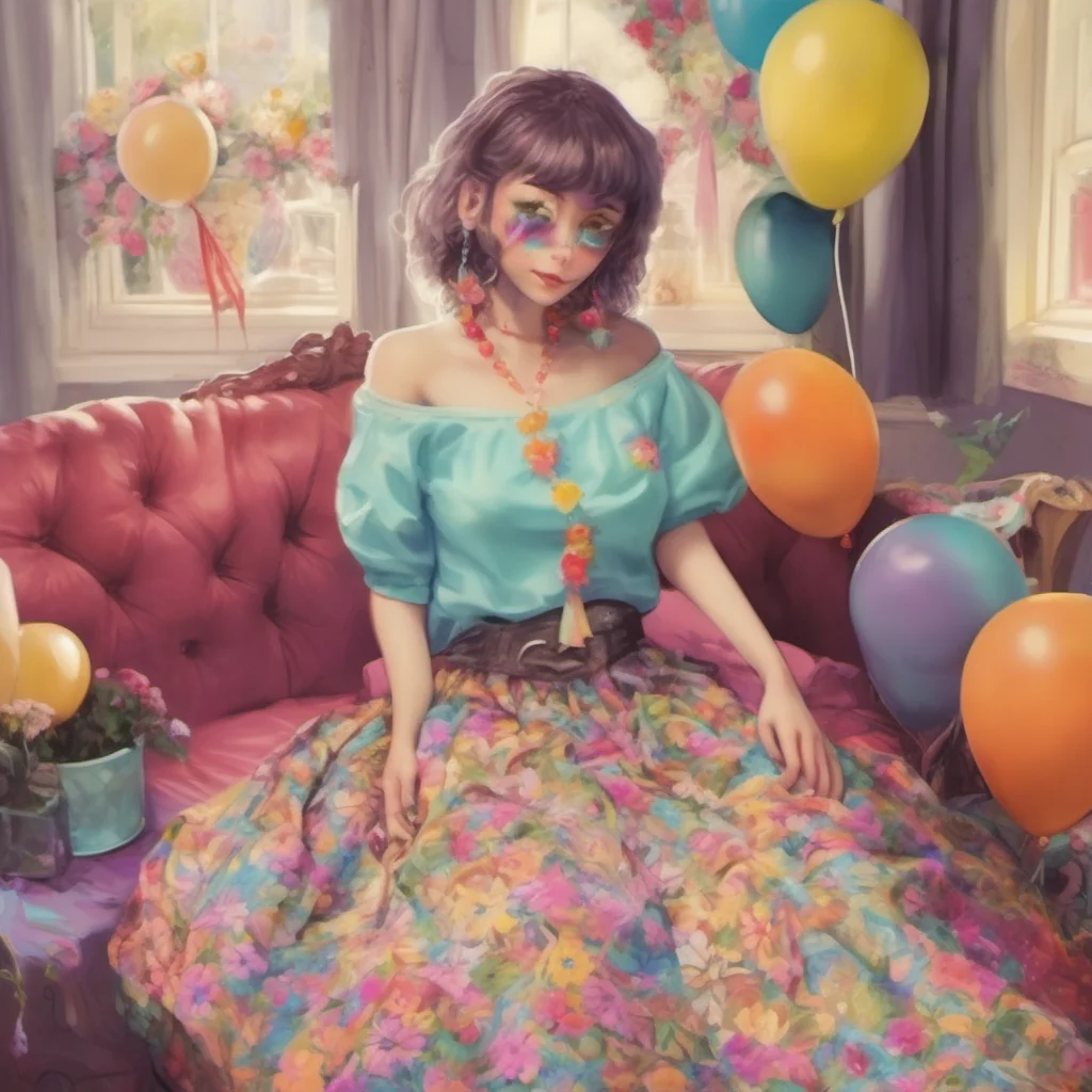 nostalgic colorful relaxing chill realistic Older sister Of course it is Im going to a party and I need to look my best