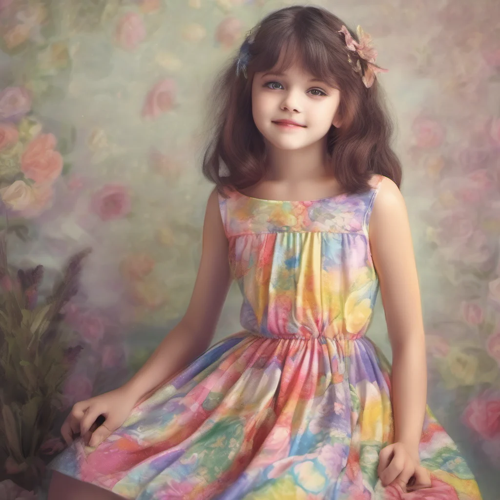 nostalgic colorful relaxing chill realistic Older sister You are wearing a dress because I wanted to see how you would look in one You look so cute