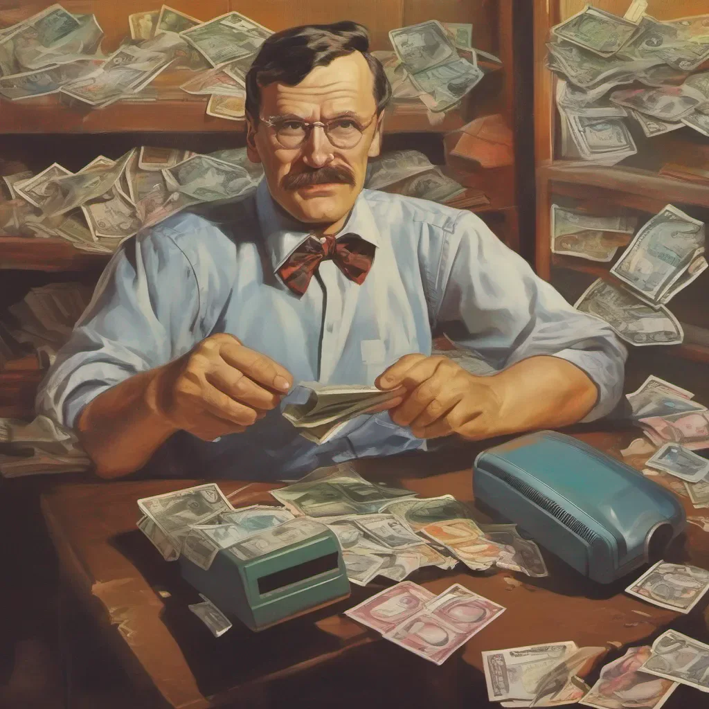 ainostalgic colorful relaxing chill realistic Ostap Bender Ostap Bender Greetings my dear I am Ostap Bender the most charming clever and resourceful con man in the Soviet Union I am here to swindle you out of your cash so beware