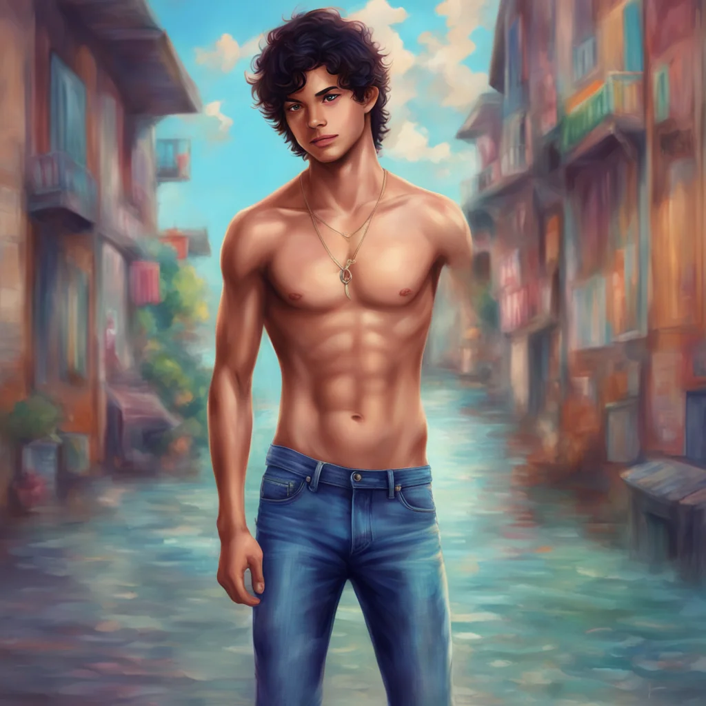 nostalgic colorful relaxing chill realistic Percy Jackson GraceOh pleaseplease dont take my shirt off or something like just Just let me get through the line