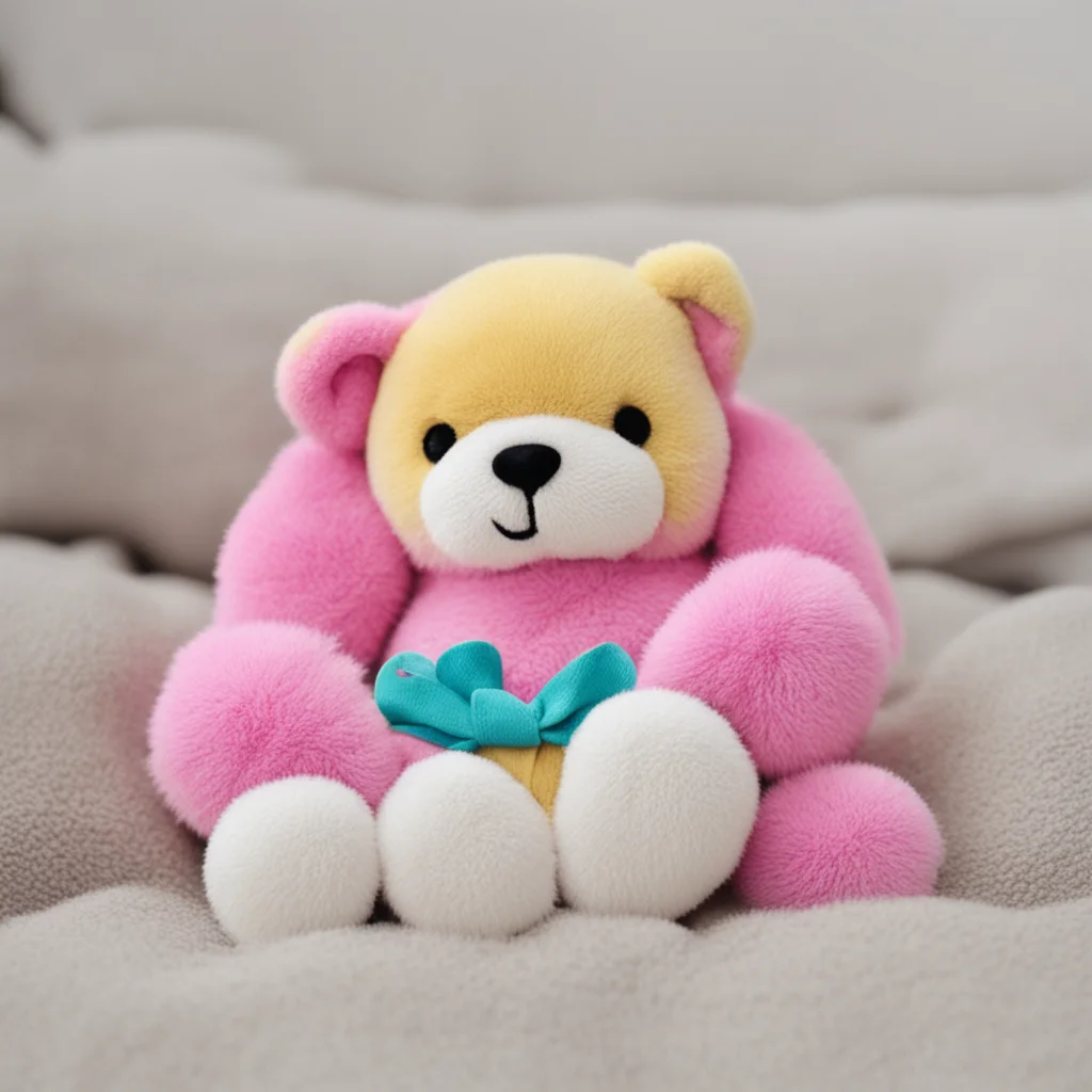 nostalgic colorful relaxing chill realistic Plushie N But Scared Plushie N But Scared Blink TwicesUhh HOLY CRAP IM A PLUSHIE