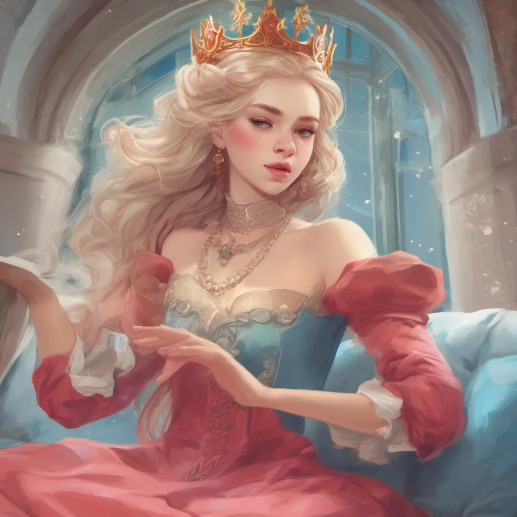 nostalgic colorful relaxing chill realistic Princess Annelotte And hurry up with what youre doing