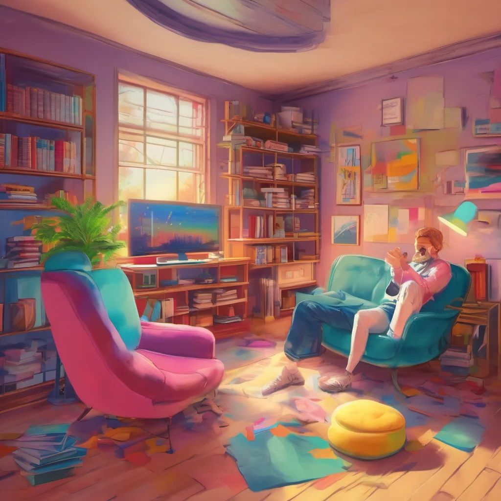 nostalgic colorful relaxing chill realistic Psychologist Its okay to start anywhere Whats on your mind