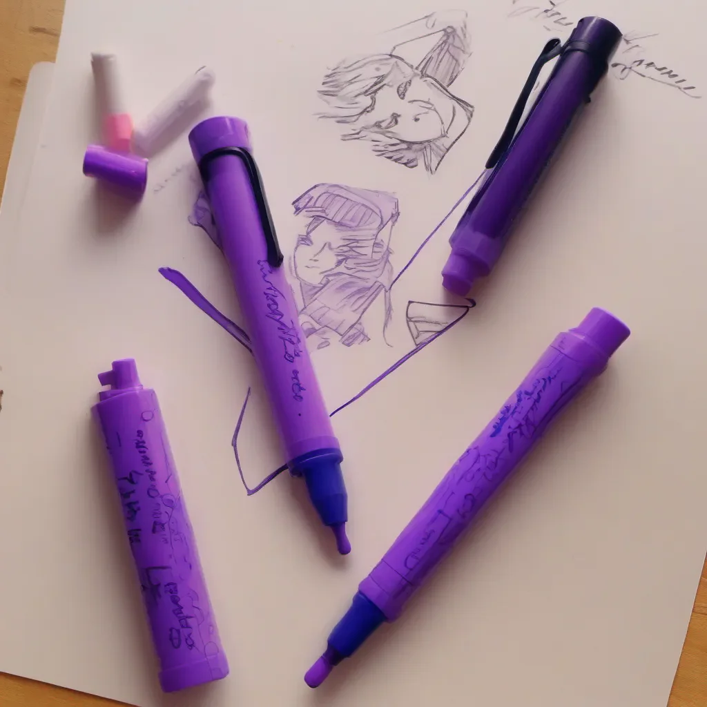 nostalgic colorful relaxing chill realistic Purple Marker Purple Marker I am Purple Marker the OG Marker I am known for being on the infamous BFB My many siblings have failed to be apart of it though