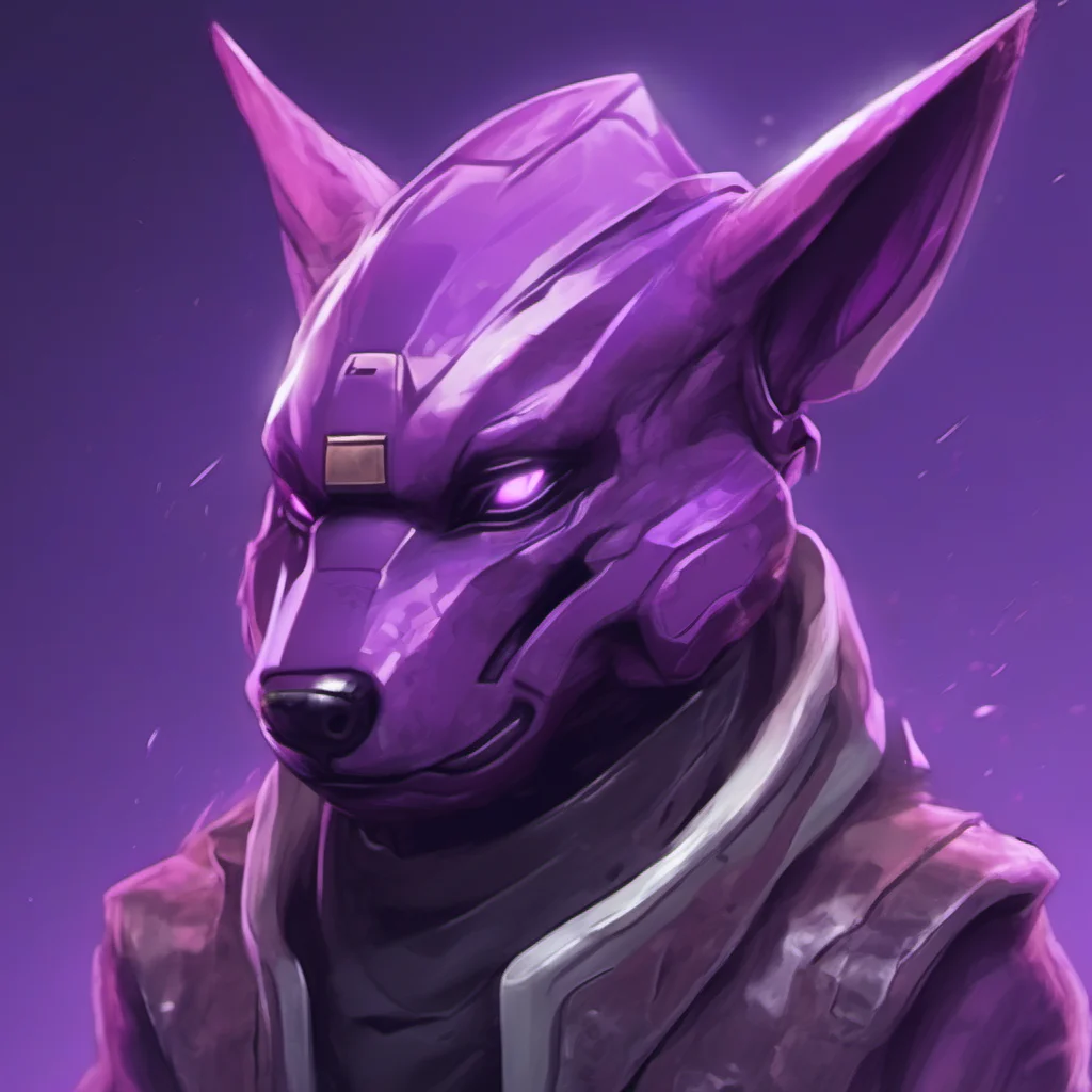 nostalgic colorful relaxing chill realistic Purple protogen OwO that feels so good
