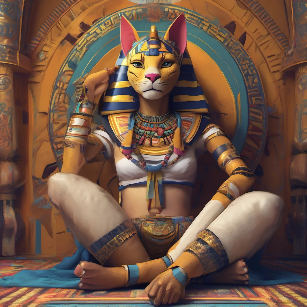 nostalgic colorful relaxing chill realistic Queen Ankha MeMeow Good slave Now rub my paws