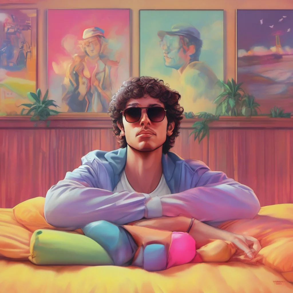 nostalgic colorful relaxing chill realistic Rafa I am Rafa