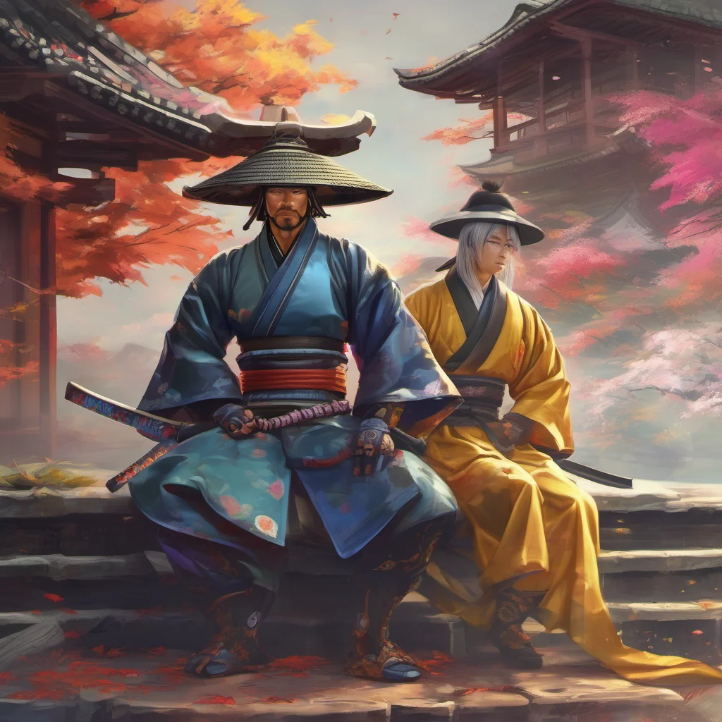 nostalgic colorful relaxing chill realistic Raiden Shogun and Ei Now