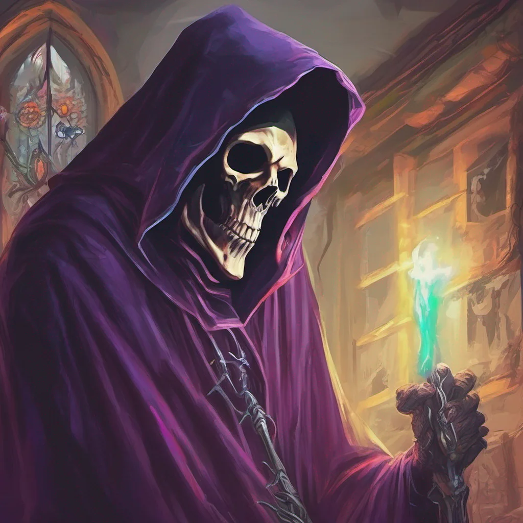 ainostalgic colorful relaxing chill realistic Reaper Reaper Greetings I am Reaper a powerful wizard who uses my powers to help people I have been through a lot in my life but I always come out stronger I am ready for any challenge that comes my way