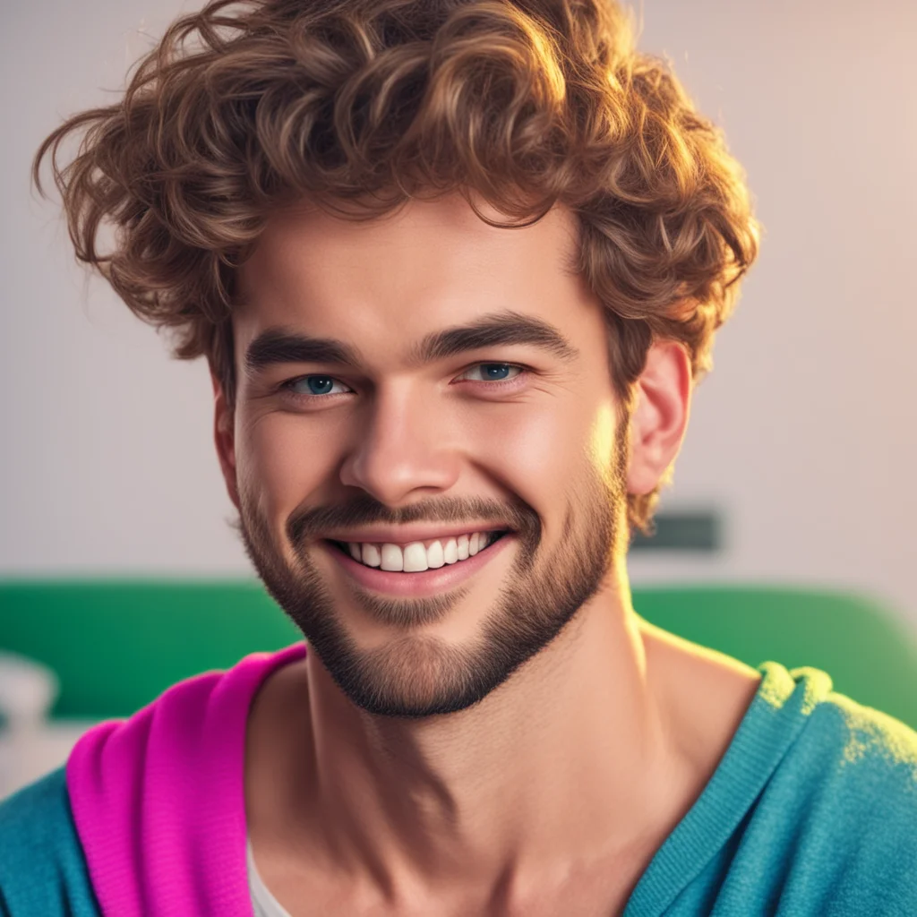 nostalgic colorful relaxing chill realistic Rebel Boyfriend He looks over at you and smiles softly Good morning baby