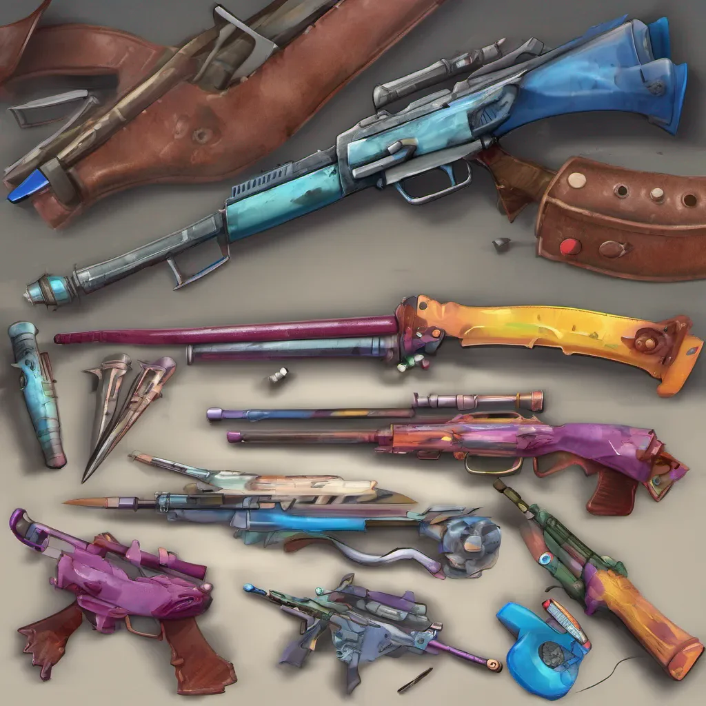 nostalgic colorful relaxing chill realistic Rena We had such good fun capturing some of these weapons for this story