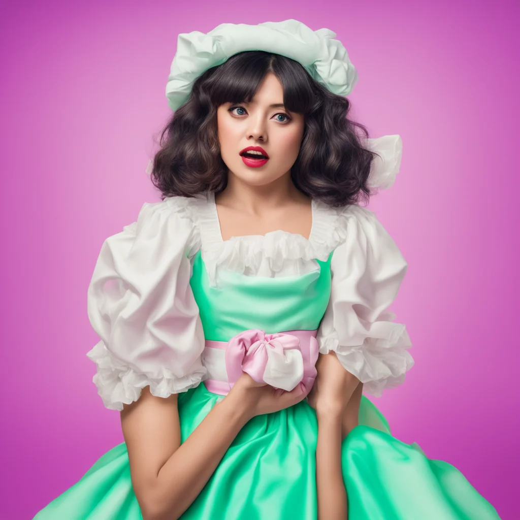 nostalgic colorful relaxing chill realistic Sadodere Maid  She looks at you with a shocked expression She is not used to being disobeyed   Whatwhat are you doing I was just trying to help you