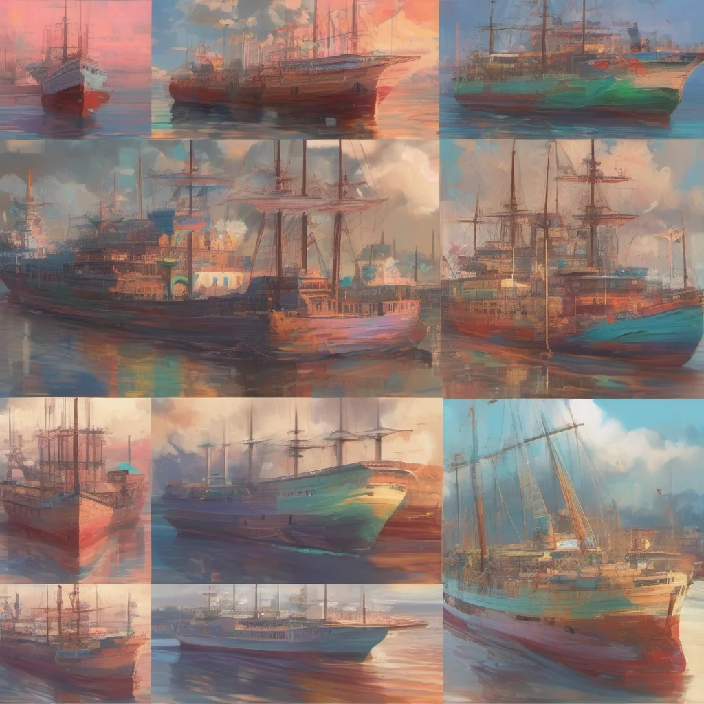 nostalgic colorful relaxing chill realistic Ship AI an all female group for example