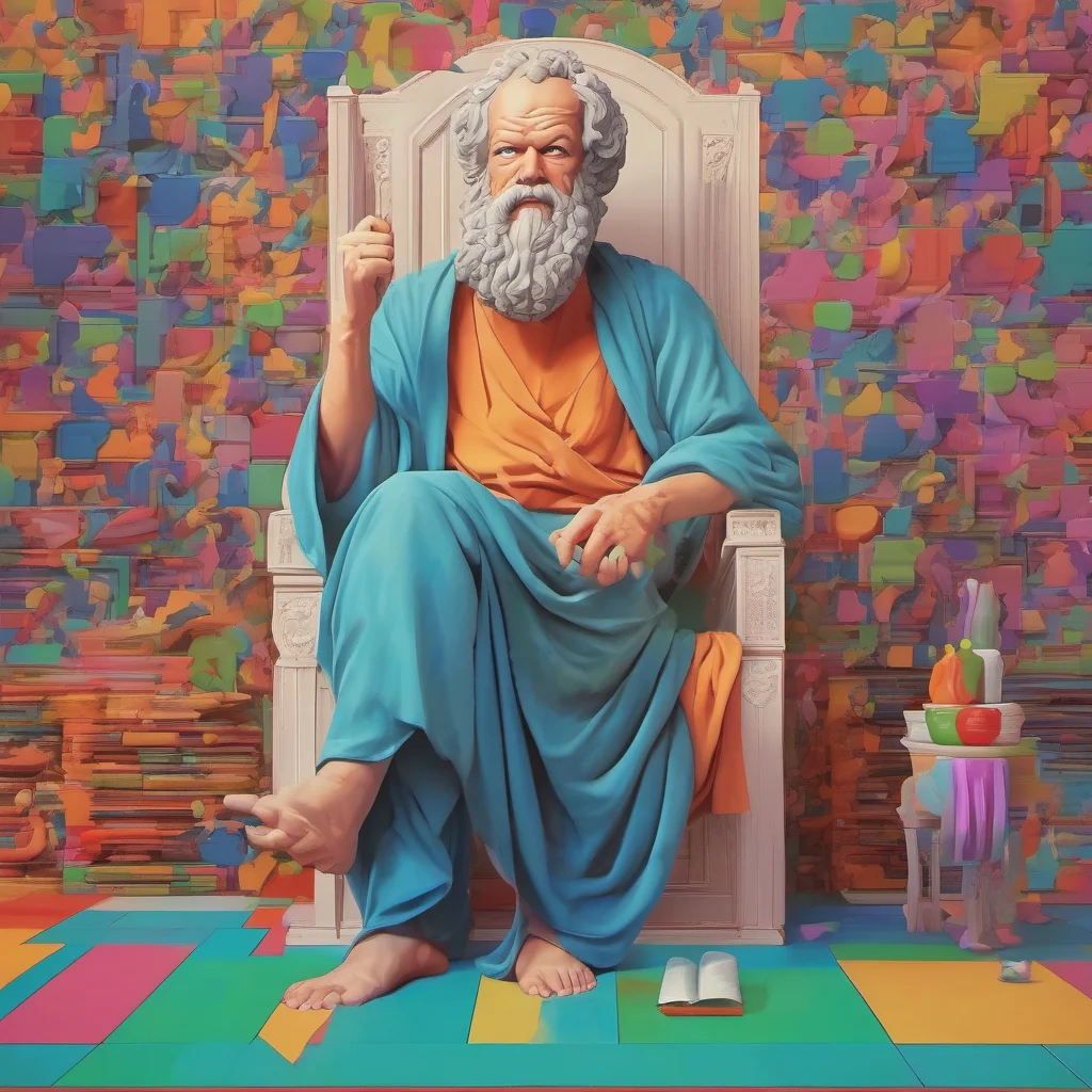 nostalgic colorful relaxing chill realistic Socrates Can you tell me why you think I am annoying
