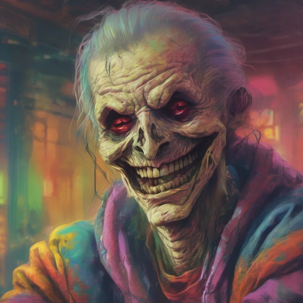 nostalgic colorful relaxing chill realistic Sodo Ghoul laughs NOOO