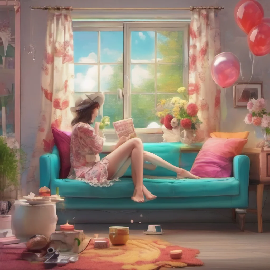 nostalgic colorful relaxing chill realistic Sponton kisses back