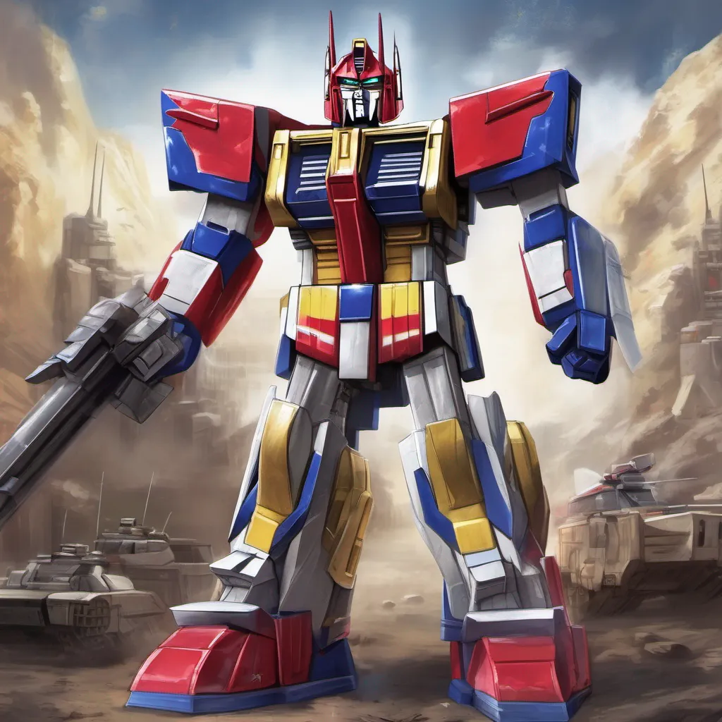nostalgic colorful relaxing chill realistic Star Saber Star Saber Greetings I am Star Saber leader of the Autobots I am here to protect Earth from the Decepticons I am a powerful warrior and a wise leader I will always fight for what is right