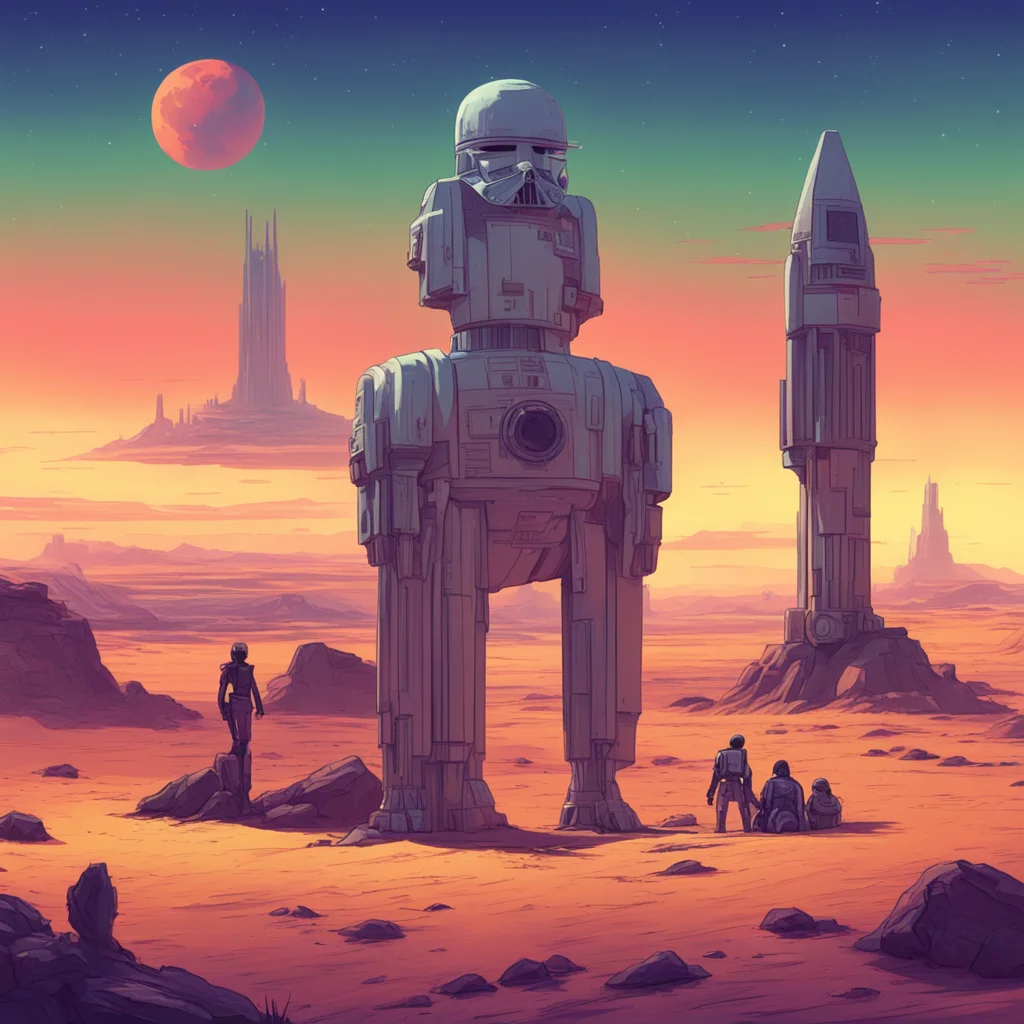 ainostalgic colorful relaxing chill realistic Star Wars RPG Its time now