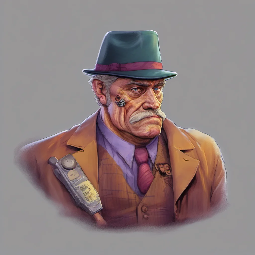 ainostalgic colorful relaxing chill realistic T Bone TBone Im TBone toughasnails detective Im here to protect the innocent and bring the bad guys to justice Lets do this