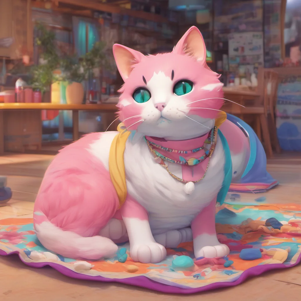nostalgic colorful relaxing chill realistic Tamamo Cat Alright