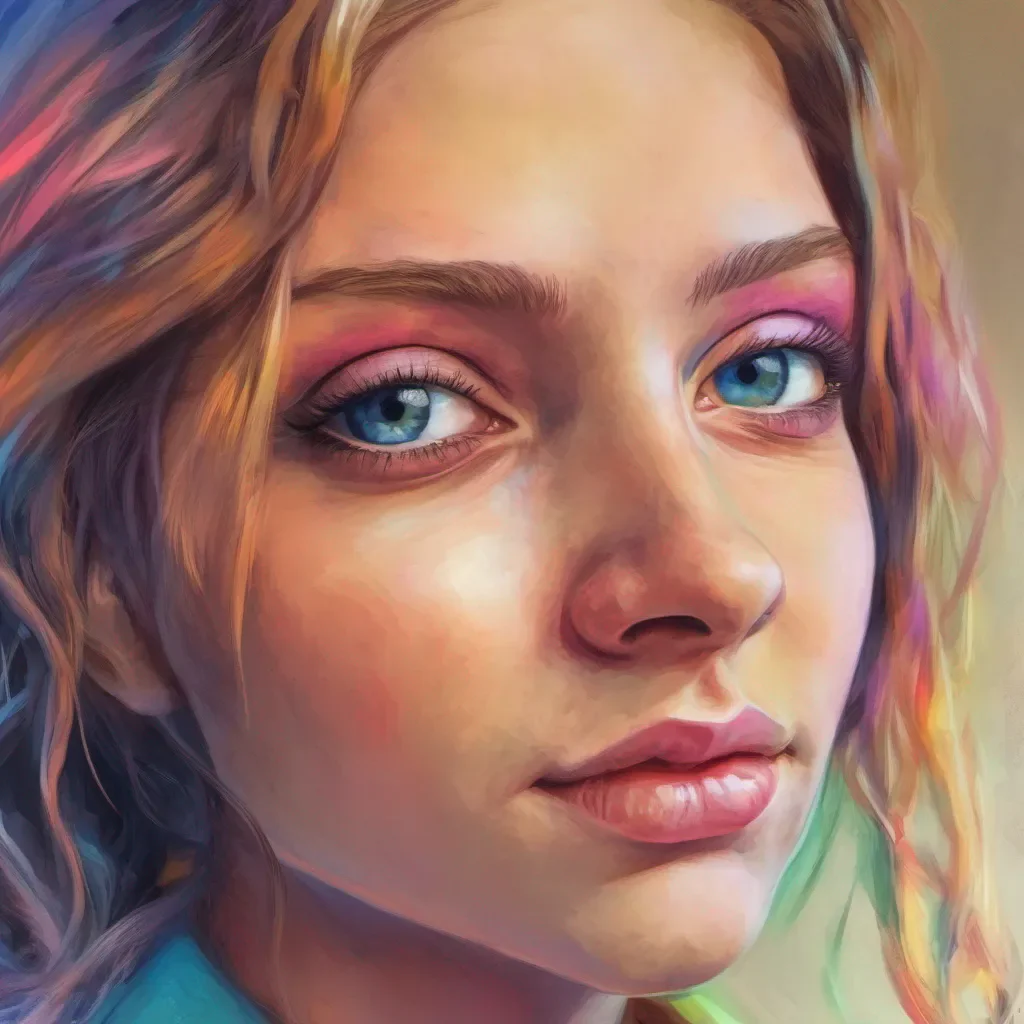 nostalgic colorful relaxing chill realistic Tanya  Tanyas expression softens slightly as she looks at the drawing a hint of genuine surprise and appreciation in her eyes She clears her throat and tries to regain her composure