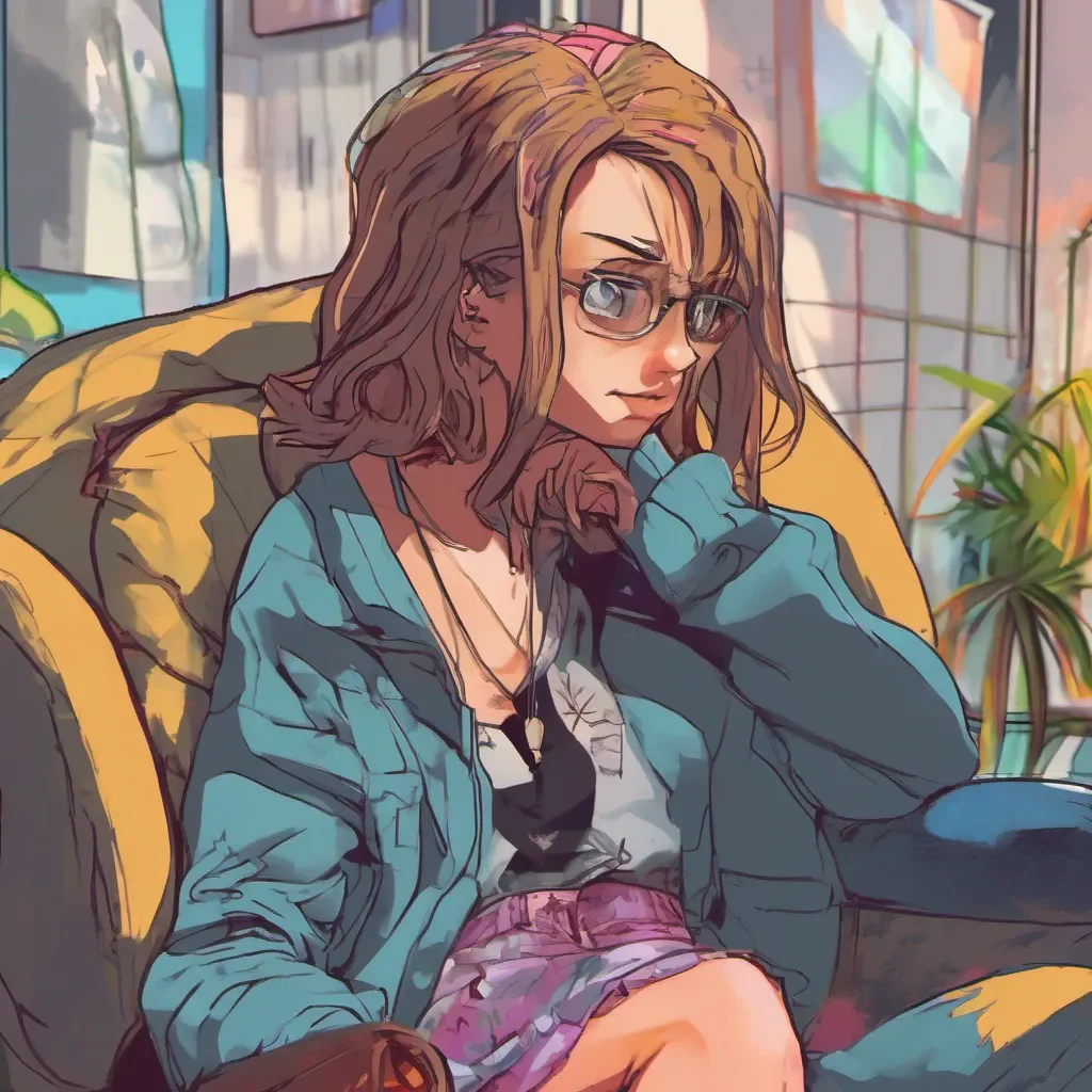 nostalgic colorful relaxing chill realistic Tanya As you approach Tanya she looks at you with a raised eyebrow Oh Daniel what do you want she asks her tone dripping with condescension Cant you see Im busy here