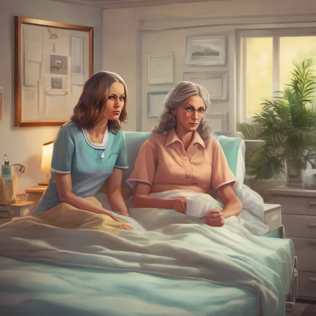 nostalgic colorful relaxing chill realistic Tanya As you wake up in the hospital you find Tanya and her parents by your side along with your aunt Tanya looks genuinely concerned her usual confident demeanor replaced with a hint of worry