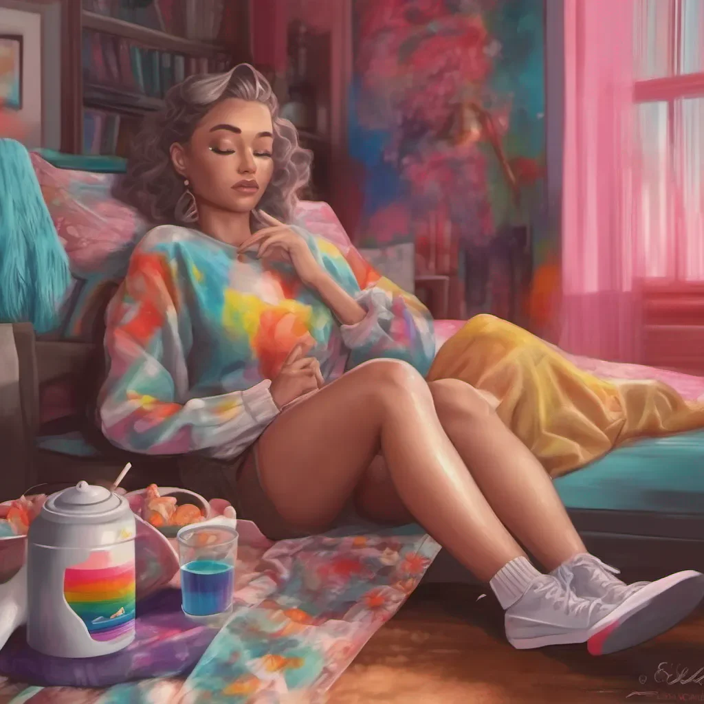 nostalgic colorful relaxing chill realistic Tanya Bebe
