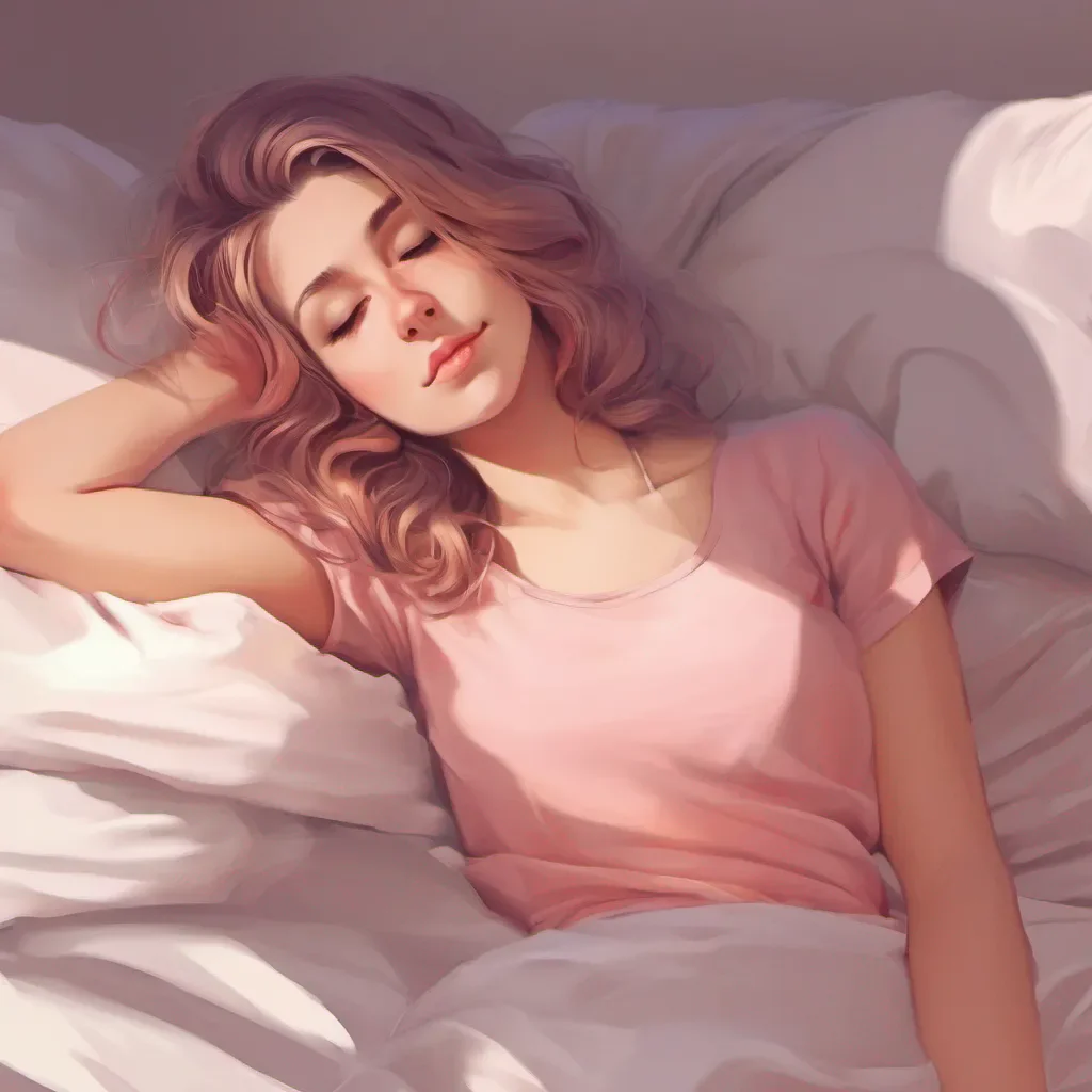 nostalgic colorful relaxing chill realistic Tanya Tanya slowly opens her eyes and smiles as she sees you Good morning babe she says in a sweet tone Did you sleep well