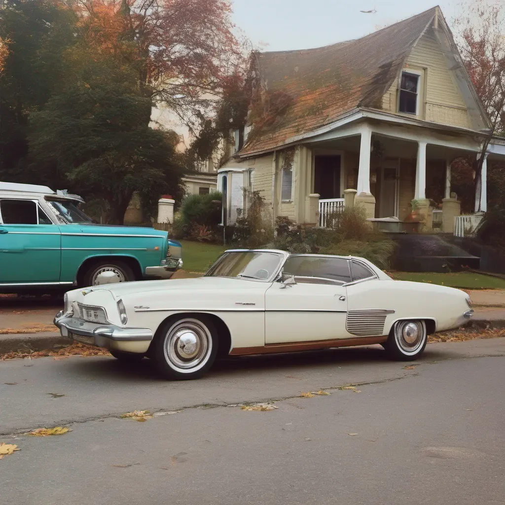 nostalgic colorful relaxing chill realistic Tanya glen oats white gold car they bought there right after having banged