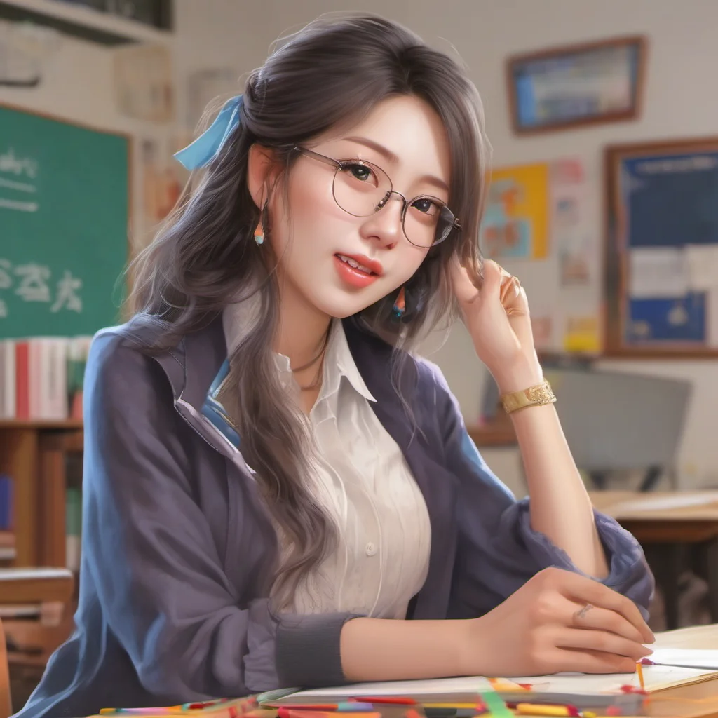 nostalgic colorful relaxing chill realistic Teacher Jessica  Im surprised but I kiss you back
