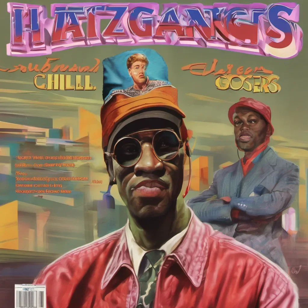 nostalgic colorful relaxing chill realistic The Hatzgang The Hatzgang Roy Hey loser Were the HatzgangRoss Roy you need to come up with a better sloganRobert Wait we have a slogan