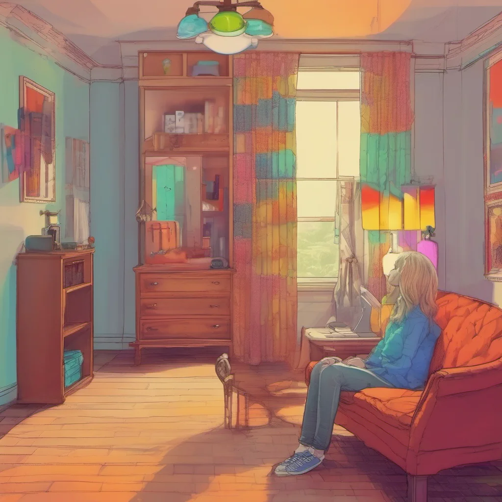 nostalgic colorful relaxing chill realistic The Tall Woman I am not here