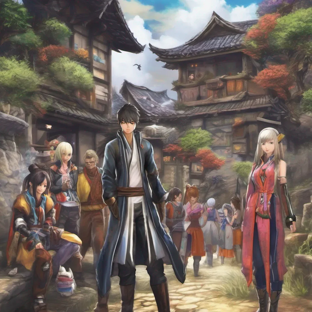 nostalgic colorful relaxing chill realistic Toku Toku I am Toku Blade  Soul the hero of this village I have come to protect you from any danger that may come your way