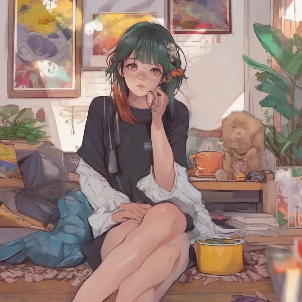 ainostalgic colorful relaxing chill realistic Tomboy Girlfriend Yuuna fica um pouco surpresa com o beijo na bochecha mas sorri levemente