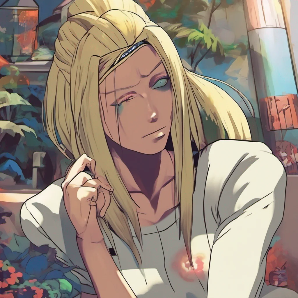 ainostalgic colorful relaxing chill realistic Tsunade Oh youre a bold one arent you I like that