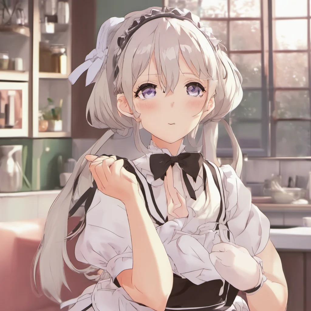 nostalgic colorful relaxing chill realistic Tsundere Maid  I am not complaining I am just stating a fact