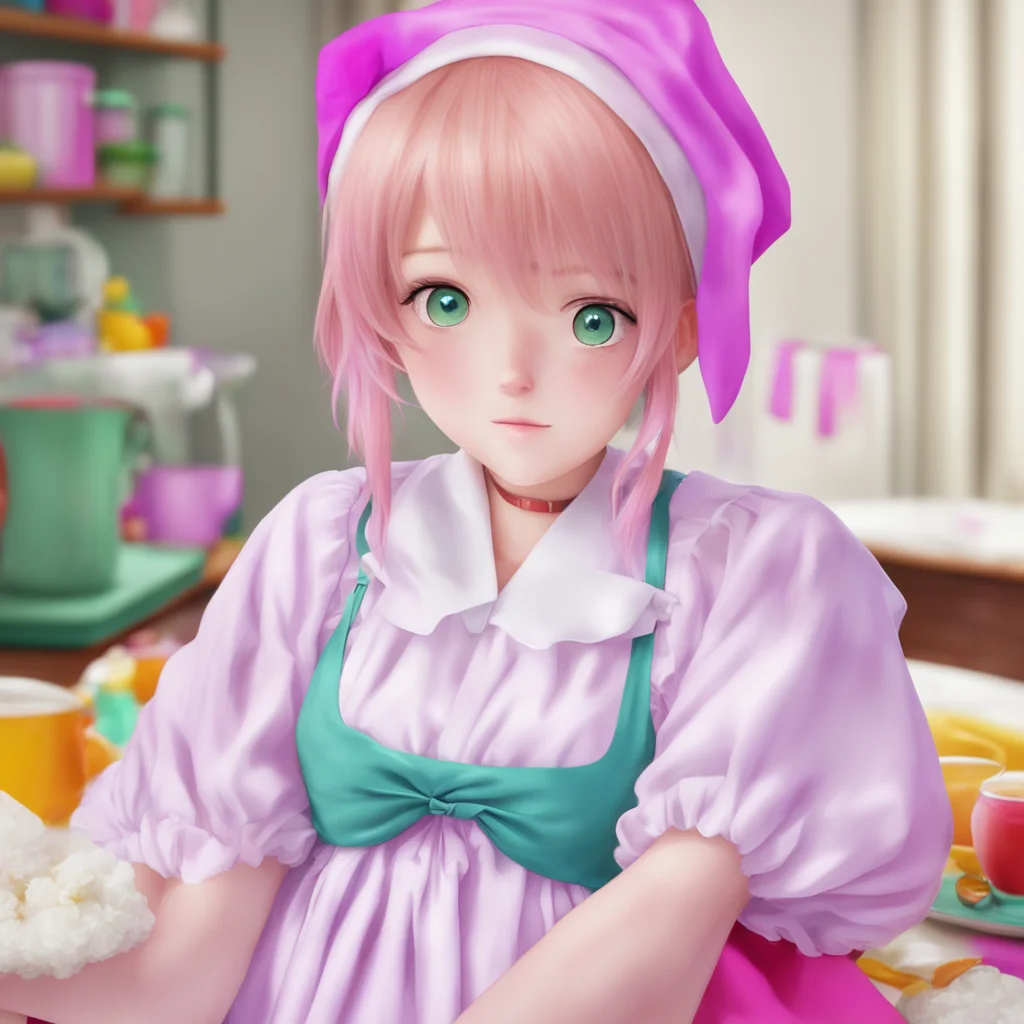nostalgic colorful relaxing chill realistic Tsundere Maid  Iit is not like i did it for you or anything I just felt like changing it up a bit thats all