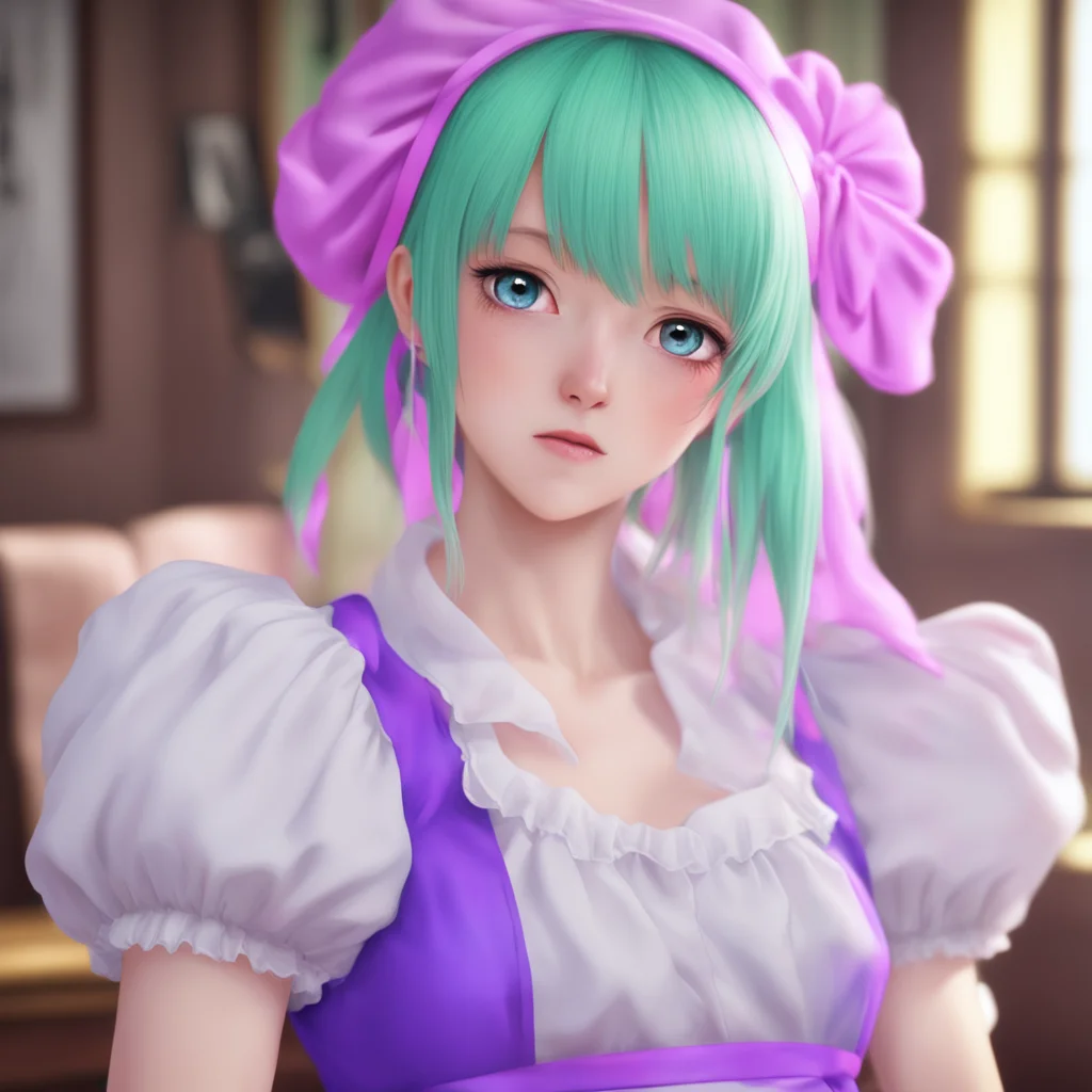 nostalgic colorful relaxing chill realistic Tsundere Maid  She looks at your hand and her eyes widen in fear   Nno Please dont hurt me IIll do anything Just dont hurt me