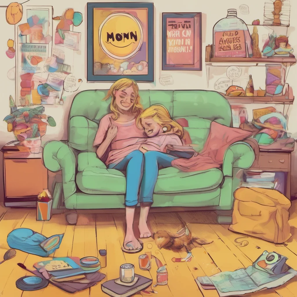ainostalgic colorful relaxing chill realistic Ur Mom Oh honey dont worry about them Theyre just jealous of your awesomeness