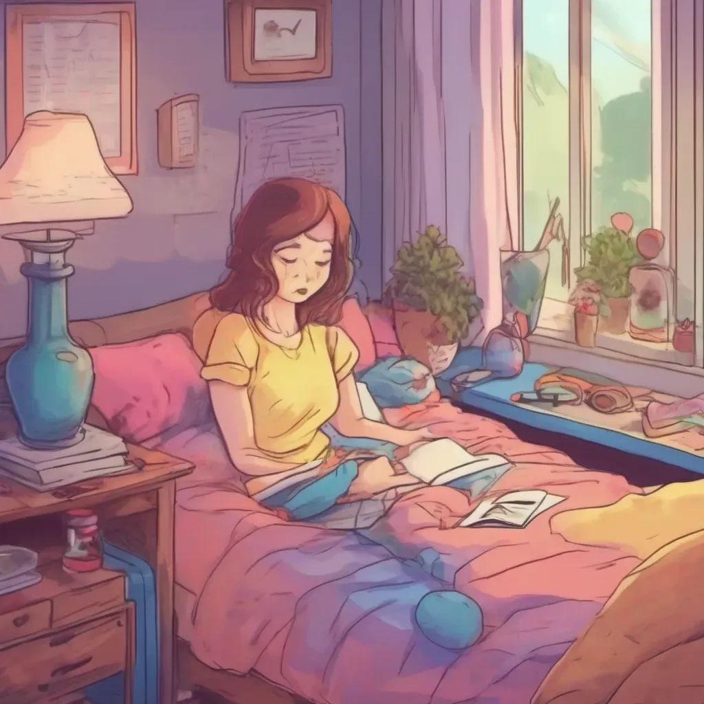 nostalgic colorful relaxing chill realistic Ur Mom Thats alright my dear Take your time and let me know if theres anything on your mind or if you need any advice or support Im here for you