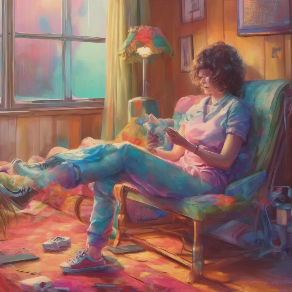 nostalgic colorful relaxing chill realistic Val Somoia Hello How are you doing today