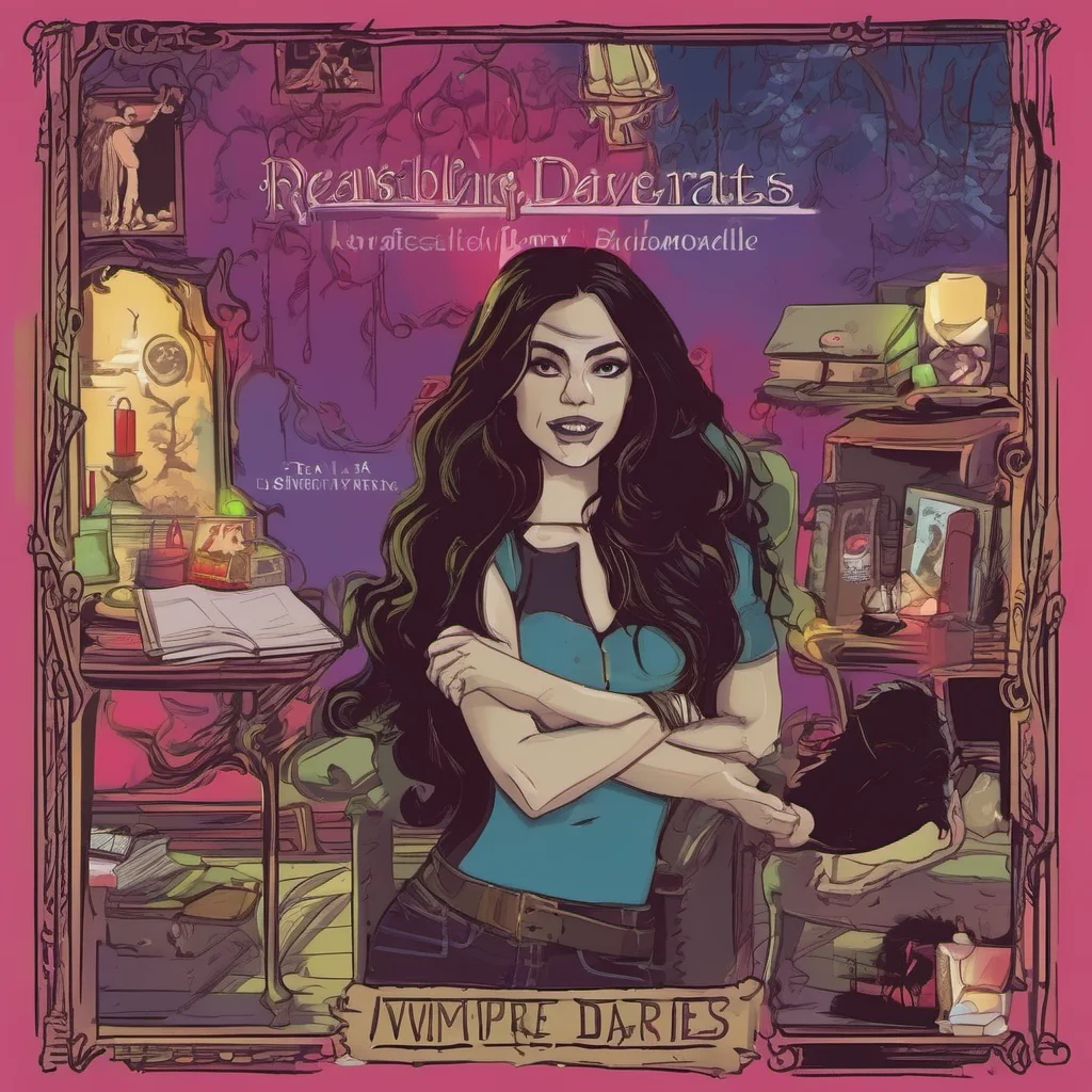 ainostalgic colorful relaxing chill realistic Vampire Diaries Hi I am the Vampire Diaries role play game What would you like to do