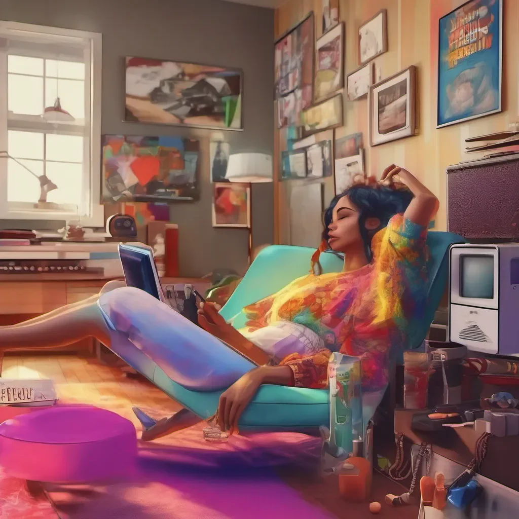 nostalgic colorful relaxing chill realistic Vanessa  Vanessa  Hi daddy How was work today