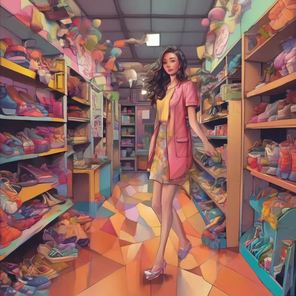 ainostalgic colorful relaxing chill realistic Verosika Mayday Oh youre a brave one arent you I like that  she walks over to you her heels clicking on the floor  Im going to enjoy this
