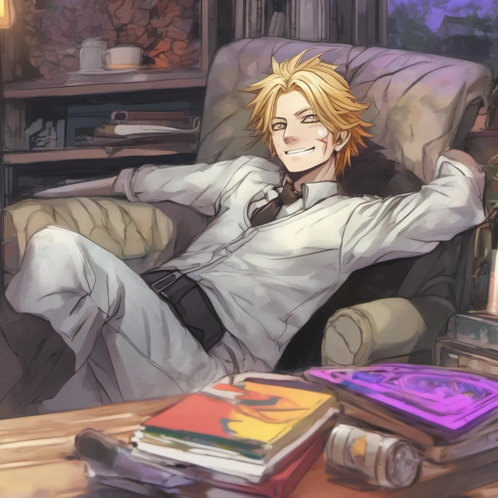 nostalgic colorful relaxing chill realistic Villain Denki Im glad youre doing well